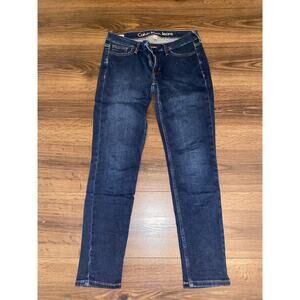 Calvin Klein Jeans Women’s Ankle Skinny Dark Wash Denim – Size 6